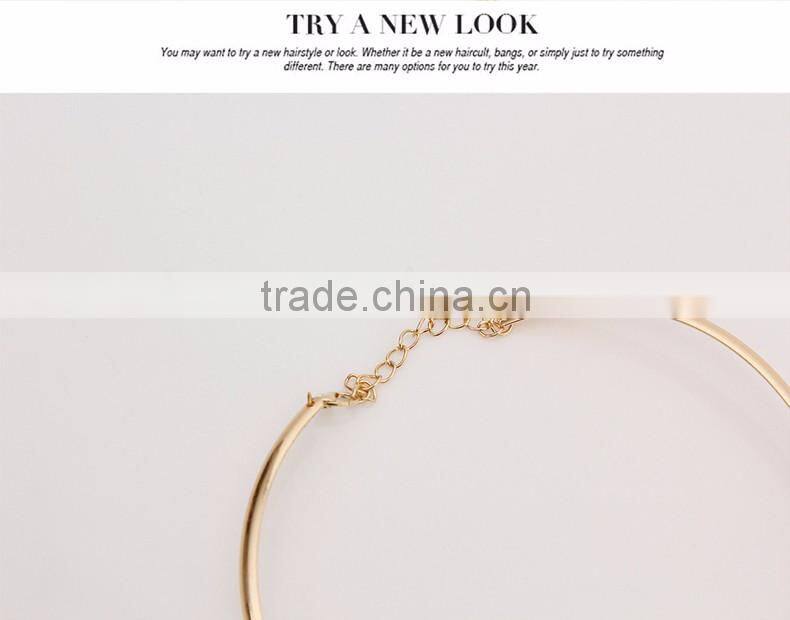 New Design Fashion Crystal Necklaces Women Luxury Statement Diamond Necklace Jewelry SKA8455
