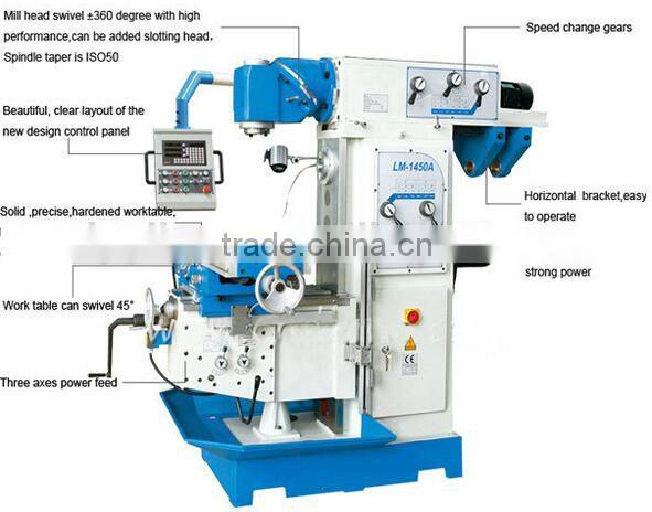 LM-1450A promotion universal milling machine