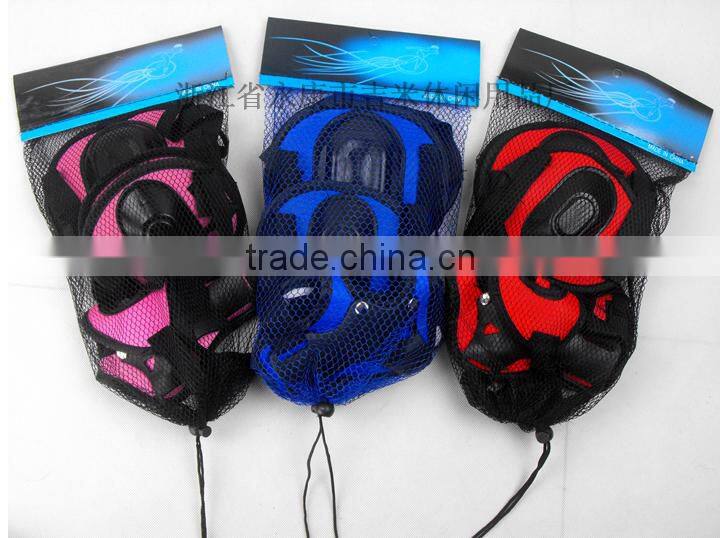 Colorful protection sets with knee,wlbow & wrist pads