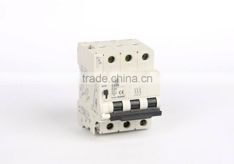 AC electrical circuit breaker C65N,AC mini circuit breaker mcb