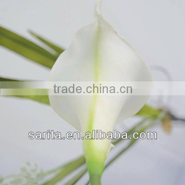 factory direct sale real touch artificial flower with white colors