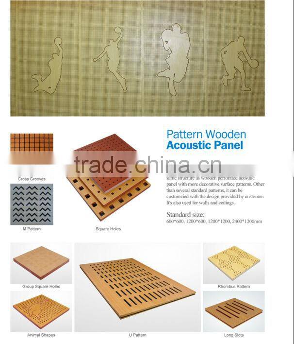 Highway Wooden Perforated Acoustic Panel