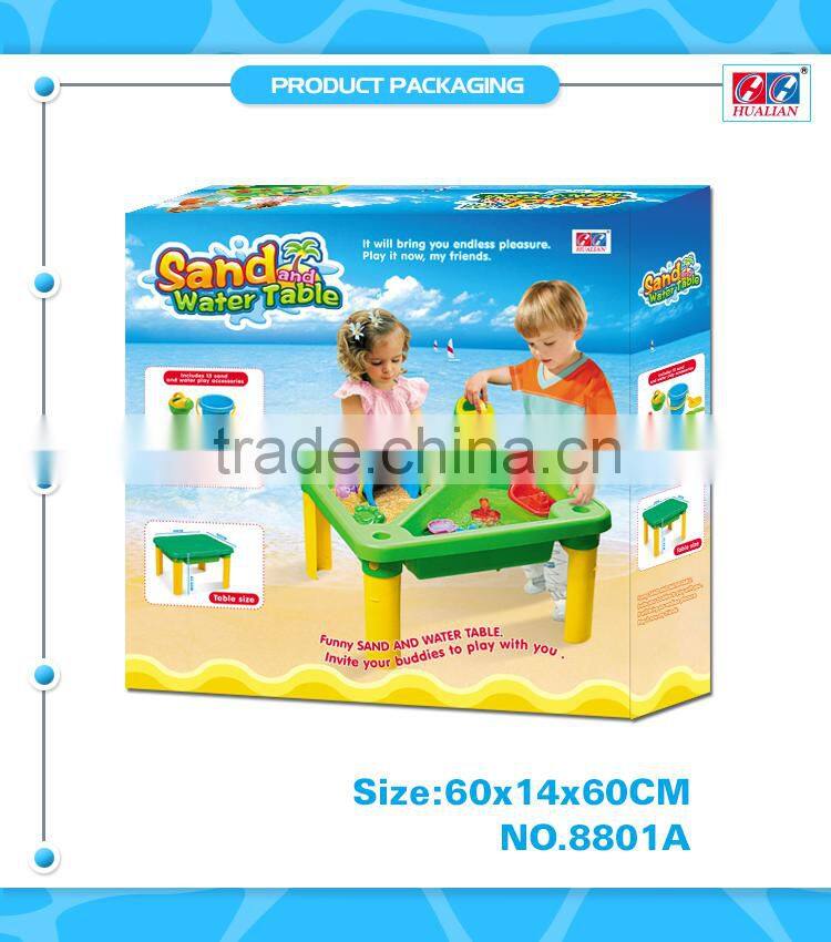 Top-sell Product Sand & Water Table With 14pcs Accessories Plastic Beach Toy