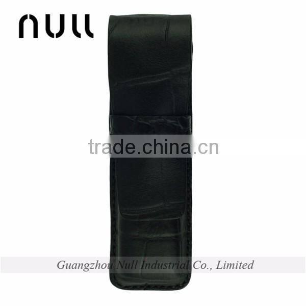 Genuine leather promotional gift pocket custom pen holder