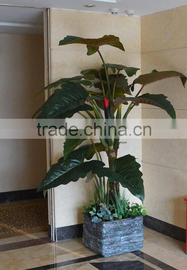 Corridor Decor Large Artificial Taro Plant