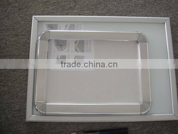 25mm 32mm aluminium right angle snap frame in silver black