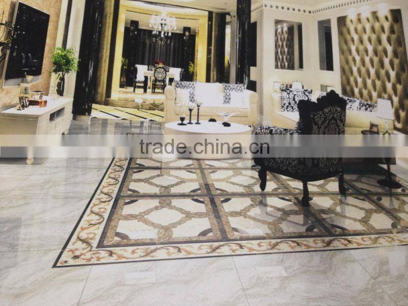 Giallo Ornamental Granite Slab Tile 80X80 For Living Room