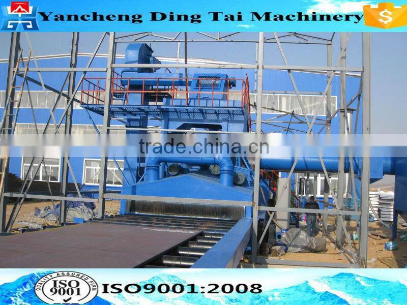 steel plate clean machine/shot blast