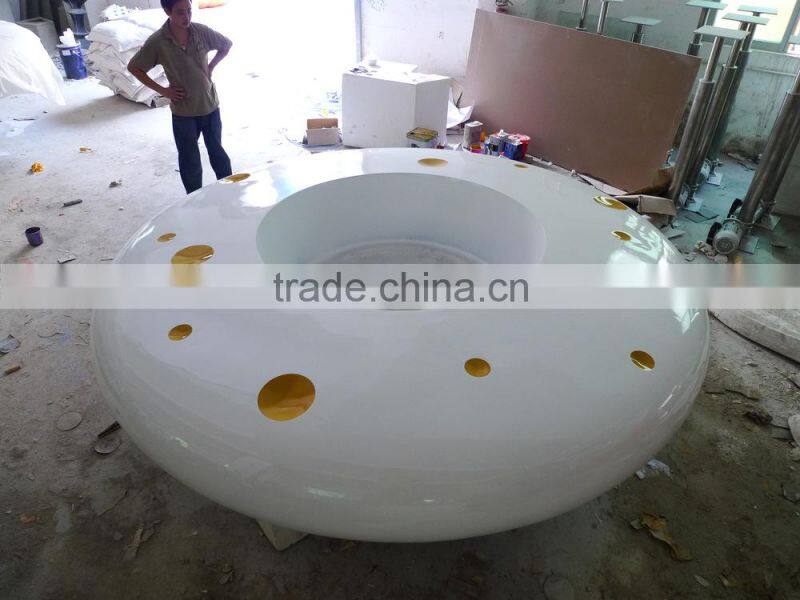 Shopping Mall fibreglass plant box with seating/large fibreglass Hotel furniture