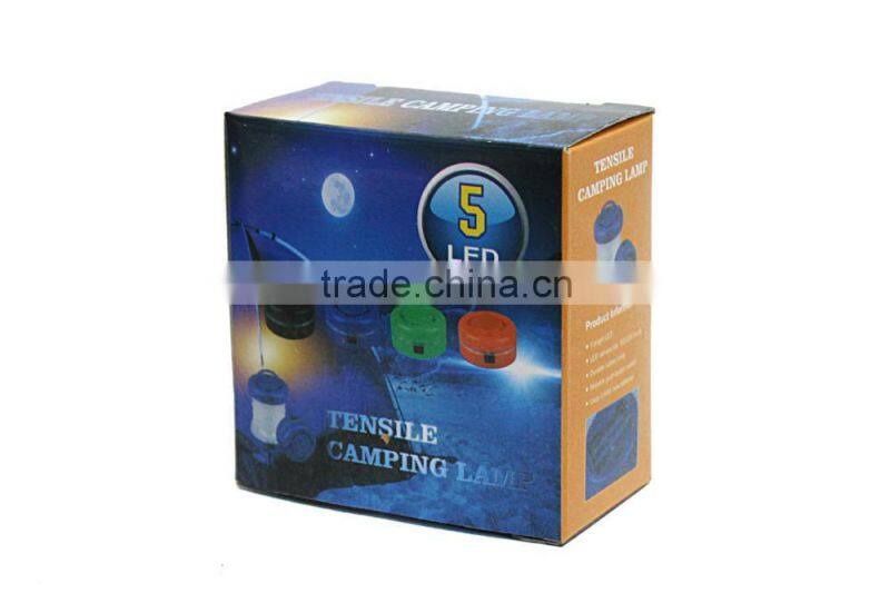 Pop Up Lantern Plastic Telescopic LED Lantern Light