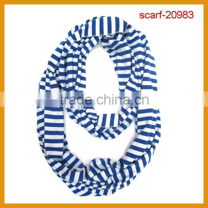 In stock single jersey Loop chevron scarf