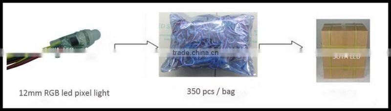 12mm round shape led pixel light ws2811