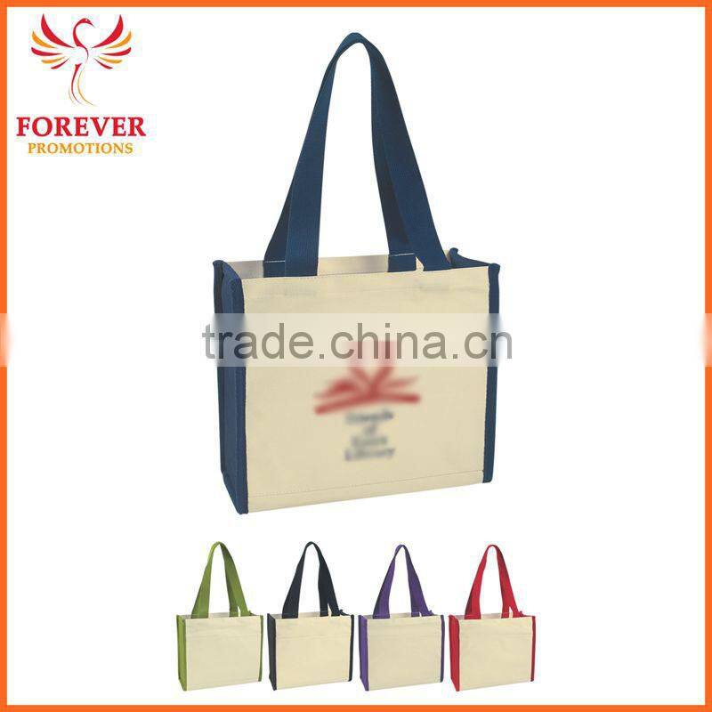 Custom Promotional Gifts 14 OZ. Heavy Cotton Natural Canvas Tote Bag