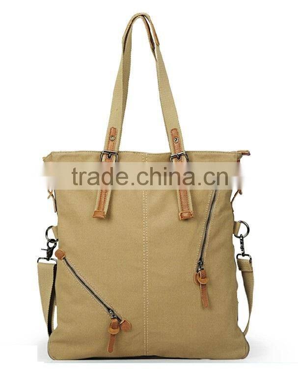 Messenger bags for women, cotton canvas bags, bags for man,wholesale canvas leather messenger bag