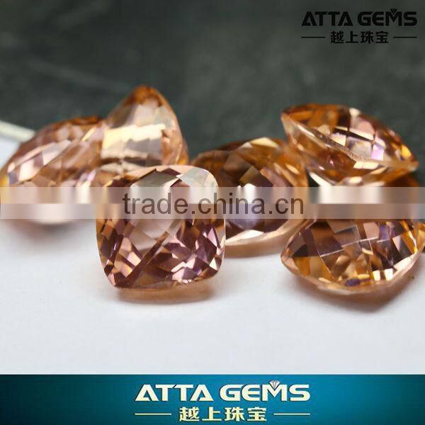 Loose gemstone nano sital champagne #777 for fancy jewelry-nano morganite
