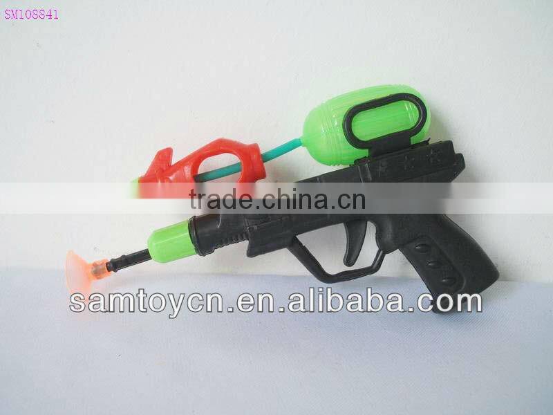 Black plastic water gun for kids