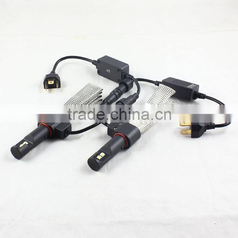 2016 40W 5000LM H4 Cre e LED Headlight Conversion Kit Driving Lamp Bulb Xenon Motorcycle Car Light Source 6000K