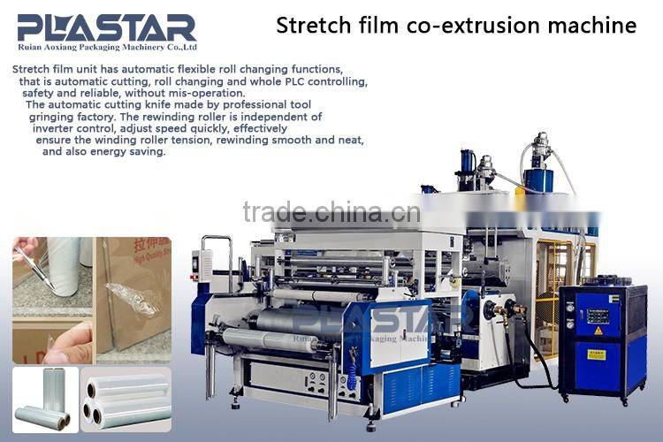 New design stretch film production machine