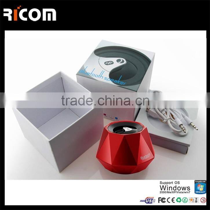 Ricom diamond shape bluetooth 3.0 version portable speaker--S609-Shenzhen Ricom