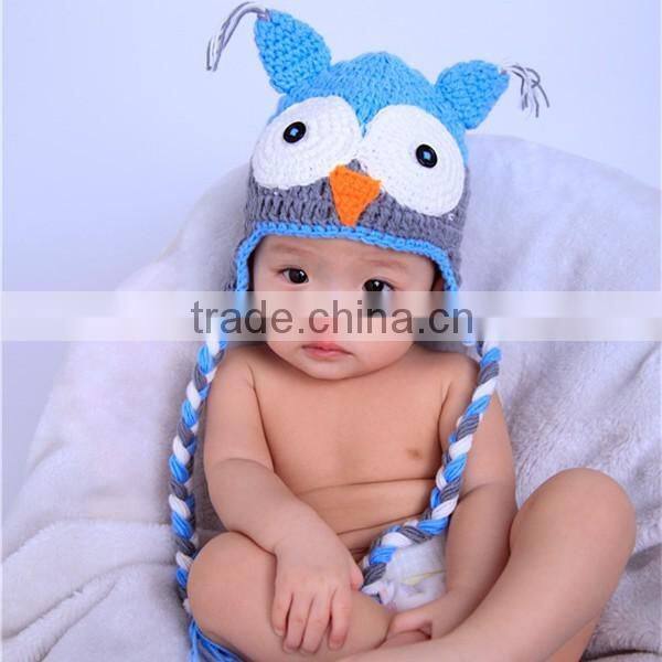 Baby owl hat handmade crochet caps & hats wholesale