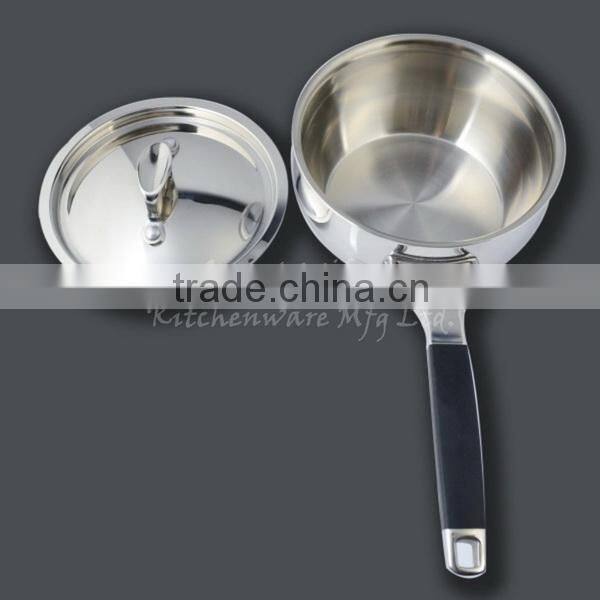 3-layer of SS18/8+AL+SS18/0 stainless steel stockpot