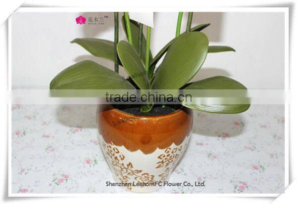 Hot Selling Potted Orchid Hydrangea Silk Flower For Decoration