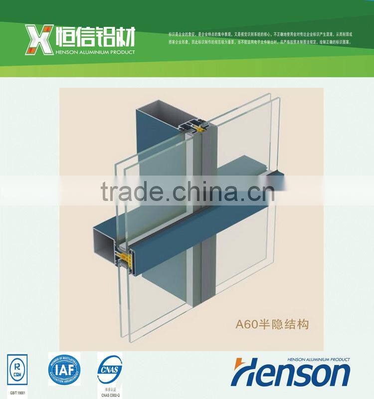 curtain wall Aluminum profiles