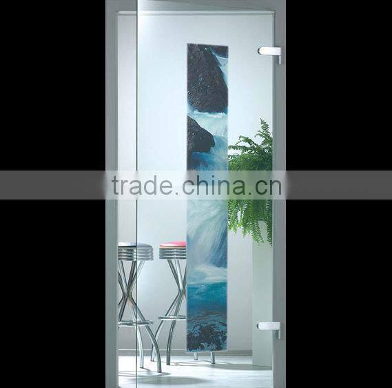 Glass entry swing door fitting set