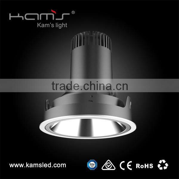 Whosale High power 30W Dimmable COB LED Downlight for hotel