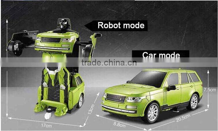 hotsale RC Electric rc amphibious car for kids with remote control fighting robot transform toys