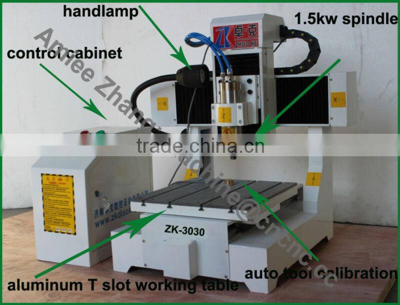 Mini Desktop CNC Engraving Printed Circuited Board Machine 300*300mm ZK-3030