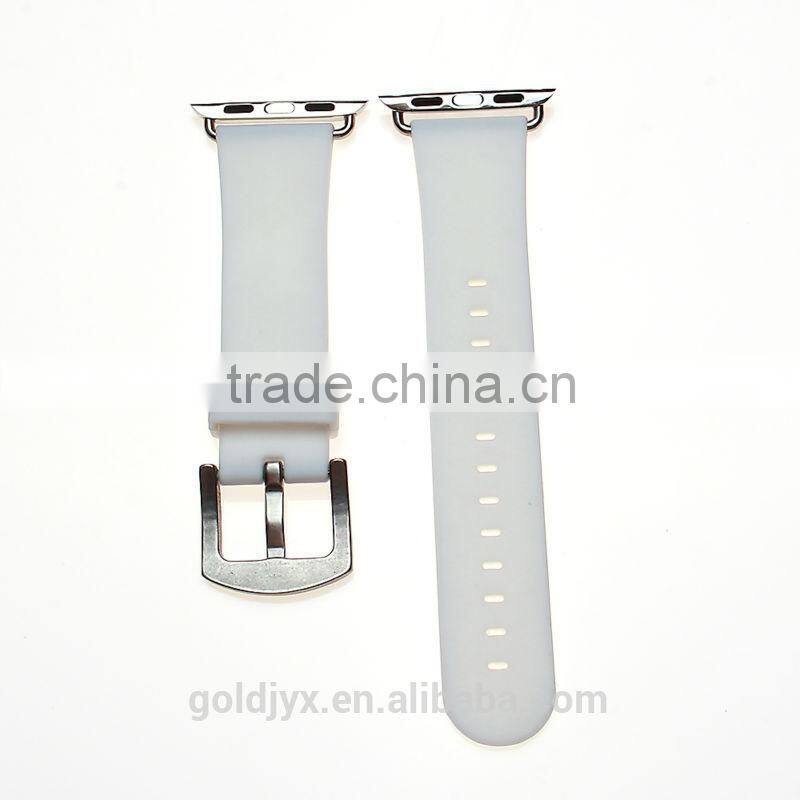 custom fast delivery cheap silicone watch band parts for apple watch