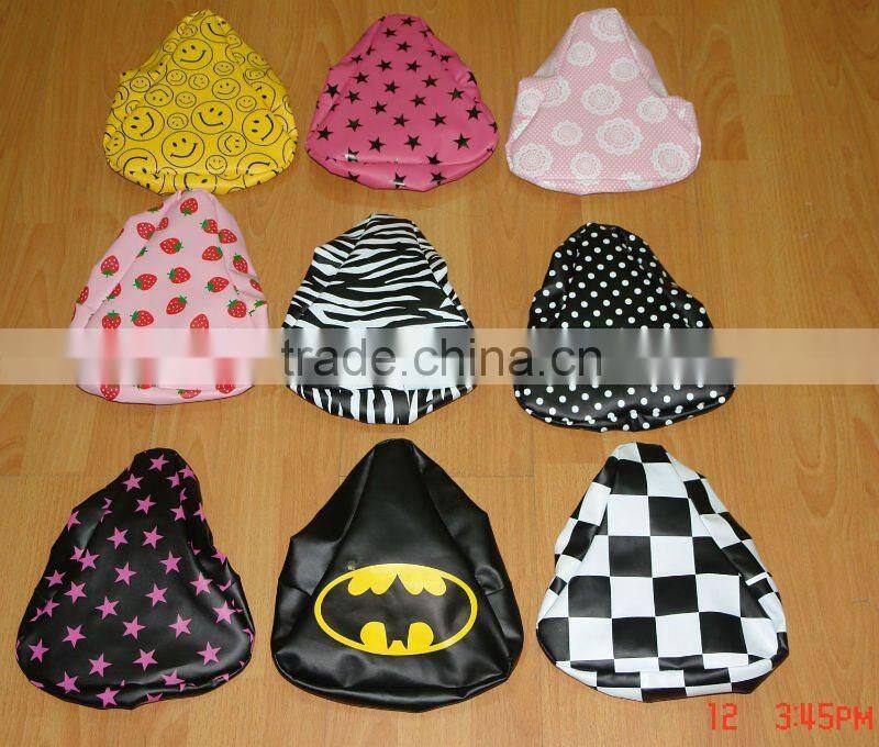 2016 Fashion Cute PU bicycle seat covers for promotion
