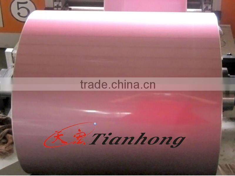 Red color cable insulation laminated Alu polyester foil