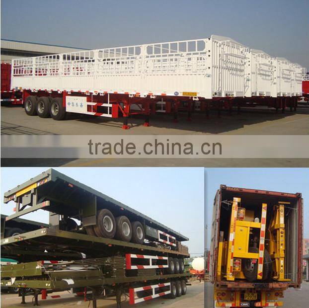 Hot Sale Low Price Shandong CIMC Fence Model Tractor Bulk Trailer
