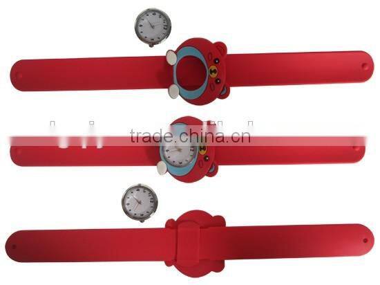 2015 New colorful watches hot wholesale assorted candy colors silicone slap watches