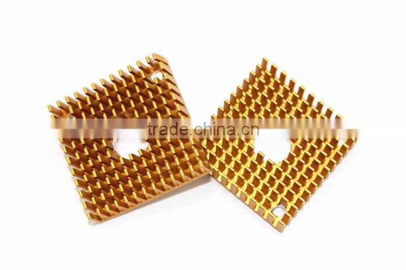 3D printer accessories 40 * 40 * 11 fin heat faster Makerbot mk7MK8 extruder Universal Gold J407