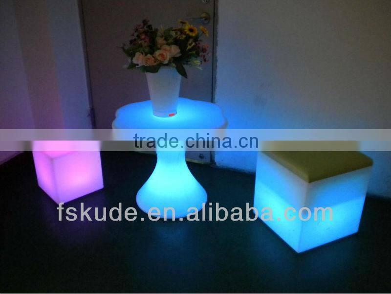 LED Luminous Notch Cube for Bar, led sitting cubes