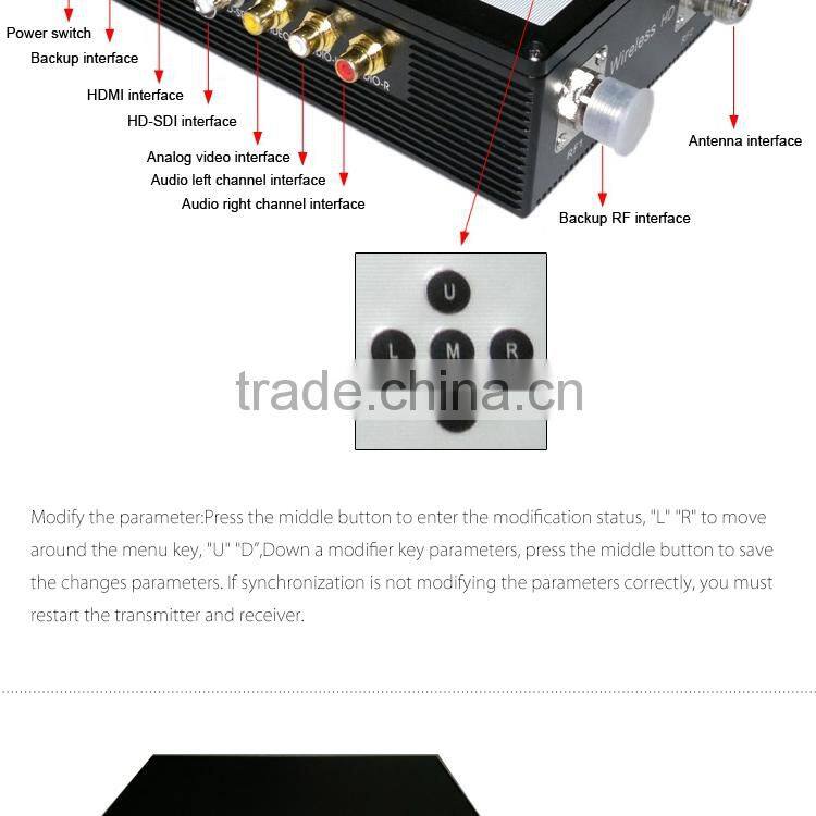 professional hd wireless microwave cofdm transmitter