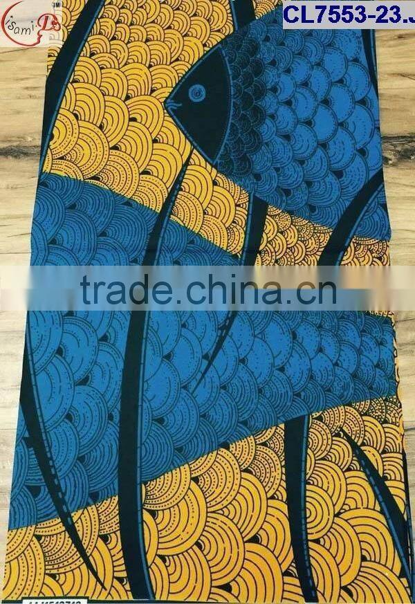 CL7553(19-24) different pattern Africa cotton wax Jacquard style holland wax african wax print fashion wax fabric