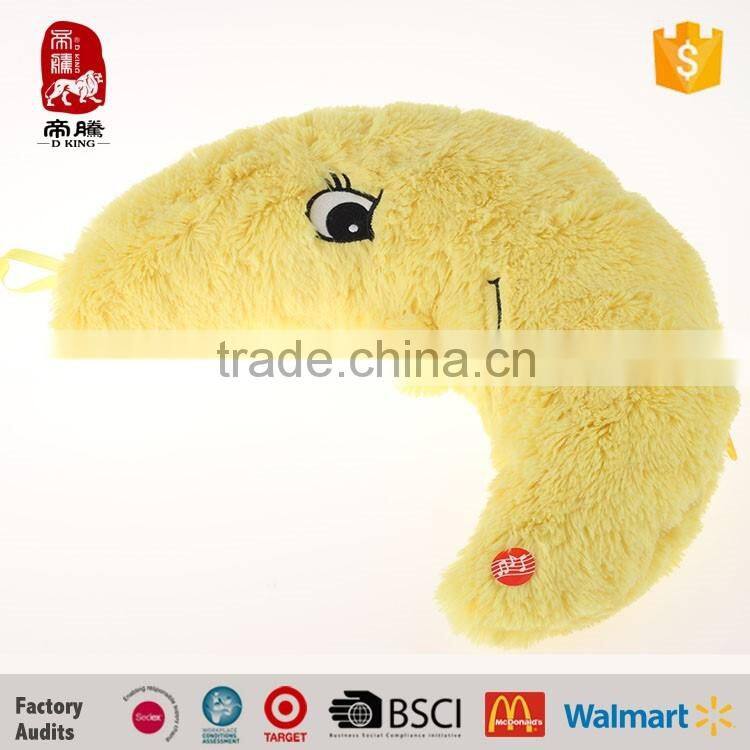 Shining Moon Pillow Smile Face Luxury Plush Pillow with LED