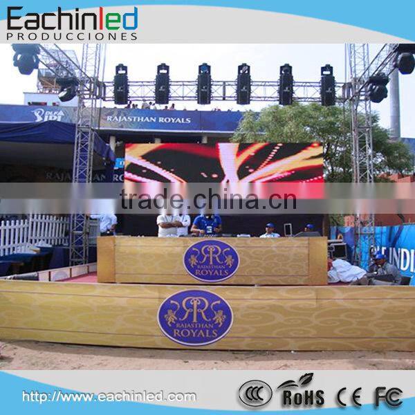 display led rental slim outdoor p6mm