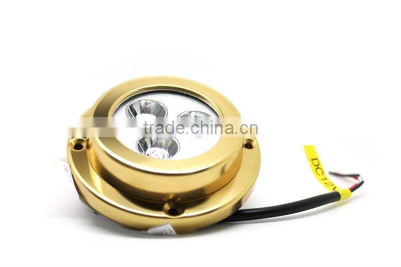 Blue Surface Mount Marine underwater Light 3*2 W , CE and RoHS Approved