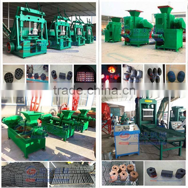 Lantian Brand high quality bbq briquetting machine roller press coal charcoal briquette machine