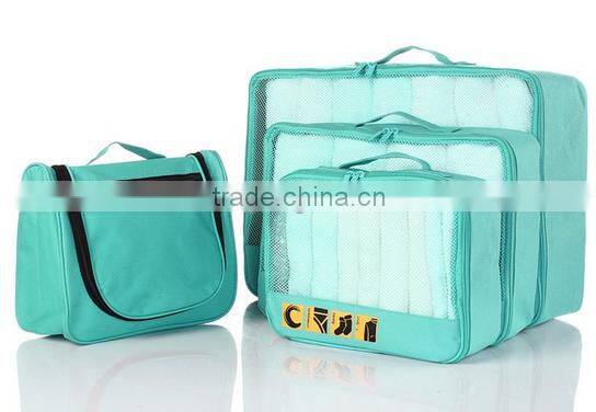 Top quality durable polyester best travel packing cubes travel bag men