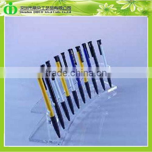 DDE-0059 Trade Assurance Chinese Factory Clear Acrylic Desktop Pen Display Stand