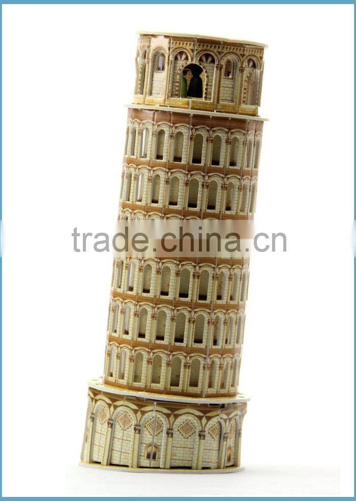 Eco-friendly Non-toxic 3D Puzzle, 3D Flat Paper Puzzle