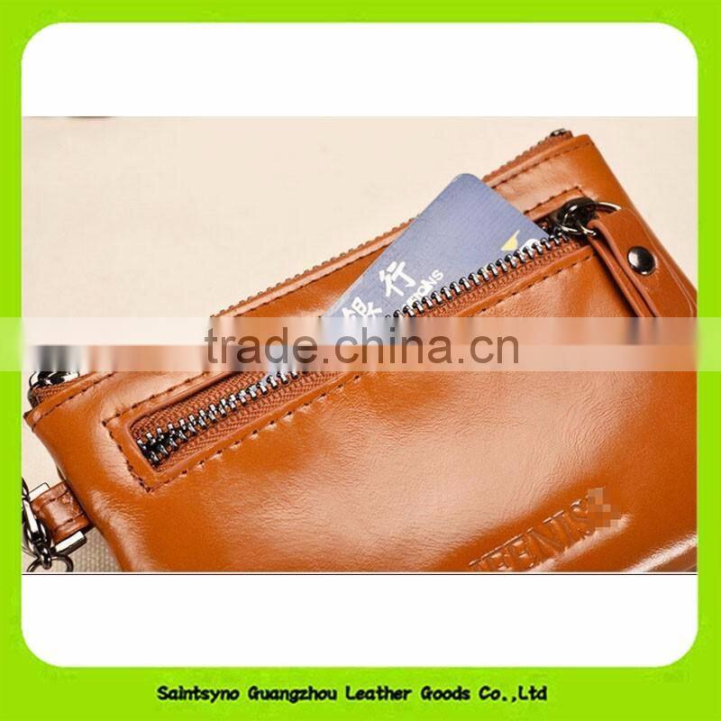 16123 High quality handmade real Leather coin purse