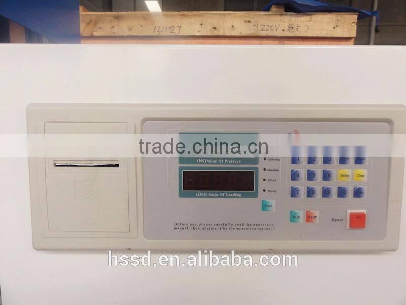 100kn 300kn Brick Test/Test Lab/Concrete cube compression testing machine