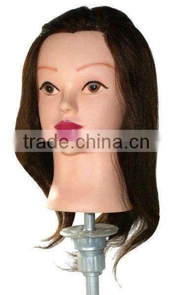 Professional salon human hair traning head,wig N014,N015,N016